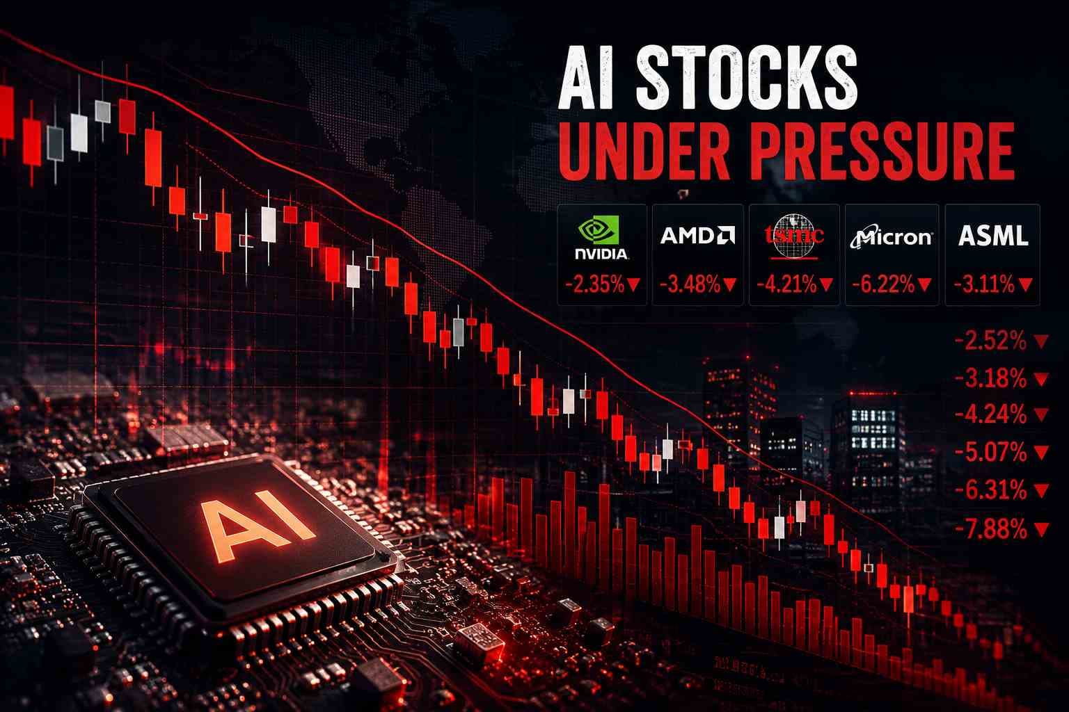 AI Stocks Are Falling — But the Real Test for the AI Boom May Be Just Beginning