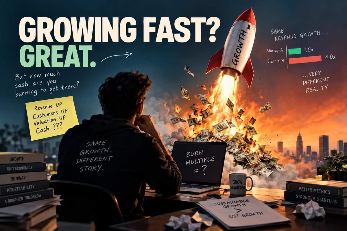 Your Startup’s Revenue Is Booming — But Burn Multiple Could Expose a Hidden Problem