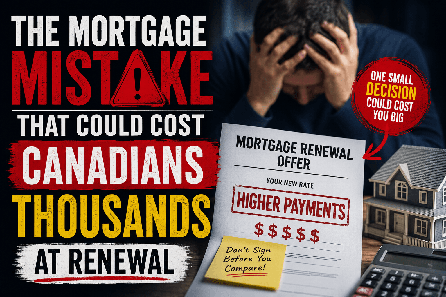 Renewing Your Mortgage? Avoid This Costly Mistake