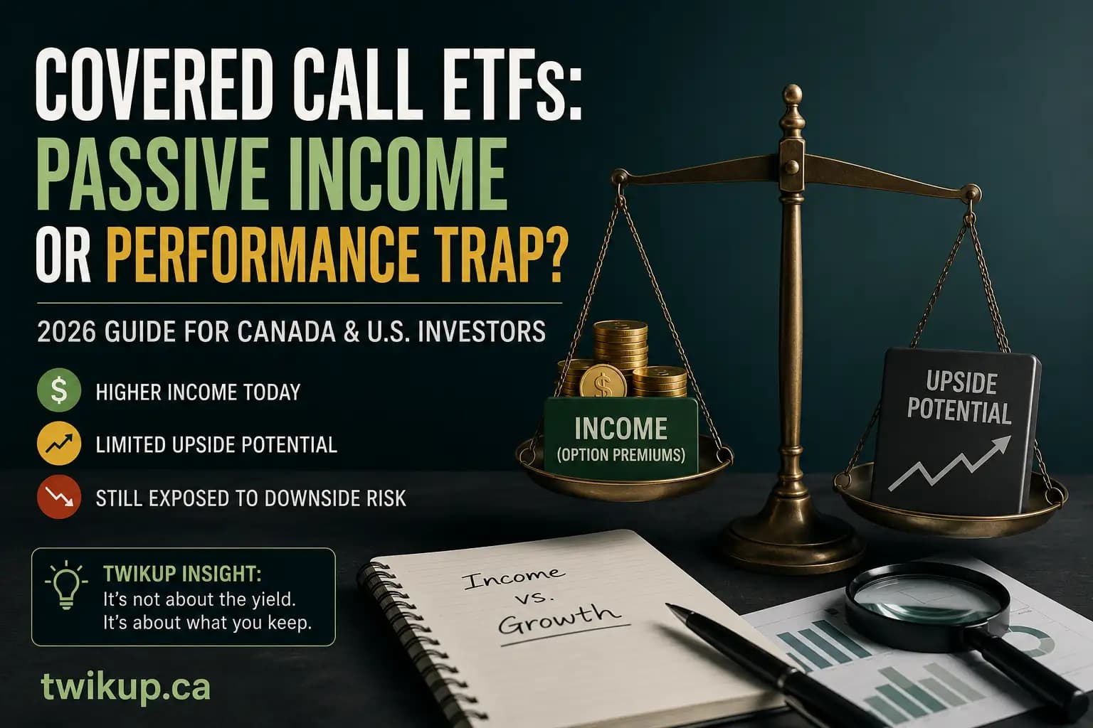 Covered Call ETFs Explained: Passive Income Strategy or Performance Trap? (2026 Canada & U.S. Guide)