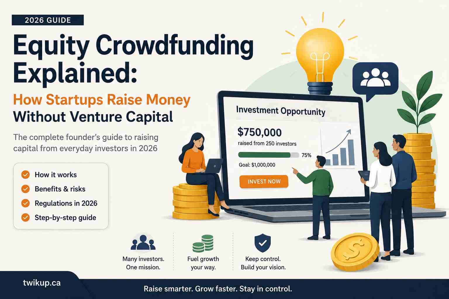 Equity Crowdfunding Explained: How Startups Raise Money Without Venture Capital (2026 Guide)
