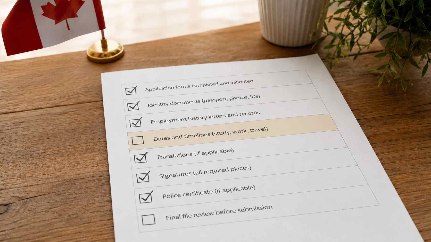 IRCC Application Checklist: Find Errors Before Submission