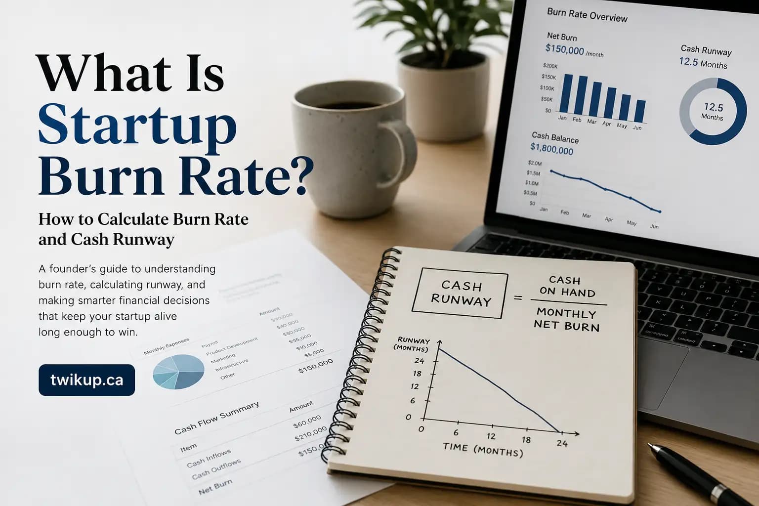 What Is Startup Burn Rate? How to Calculate Burn Rate and Cash Runway