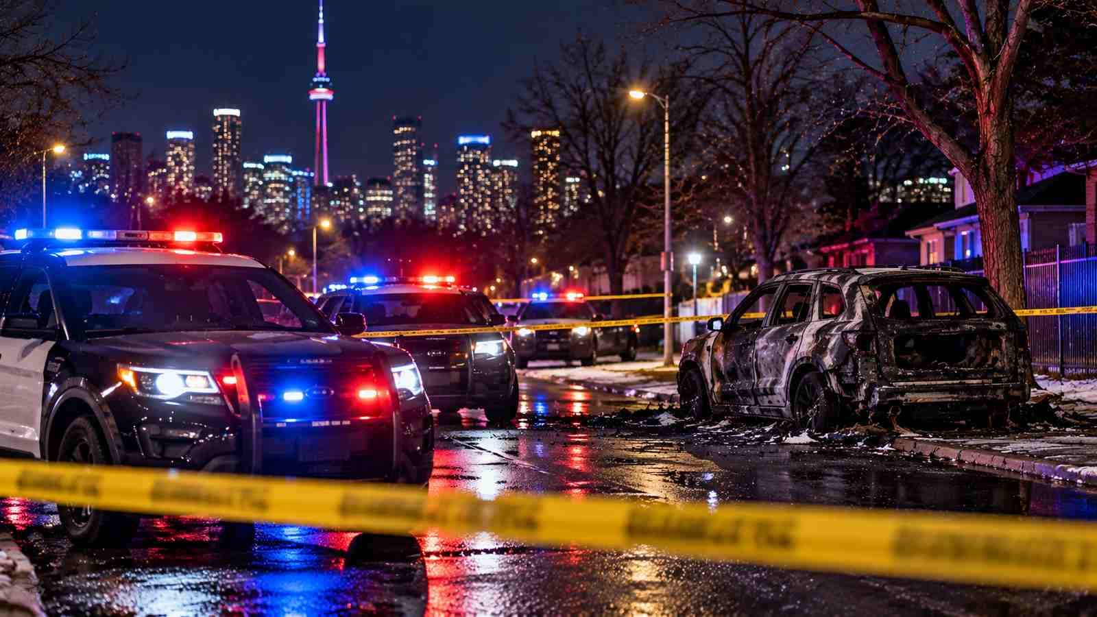 Two Bodies Found in Burned Vehicles as Toronto Police Investigate Separate Fires