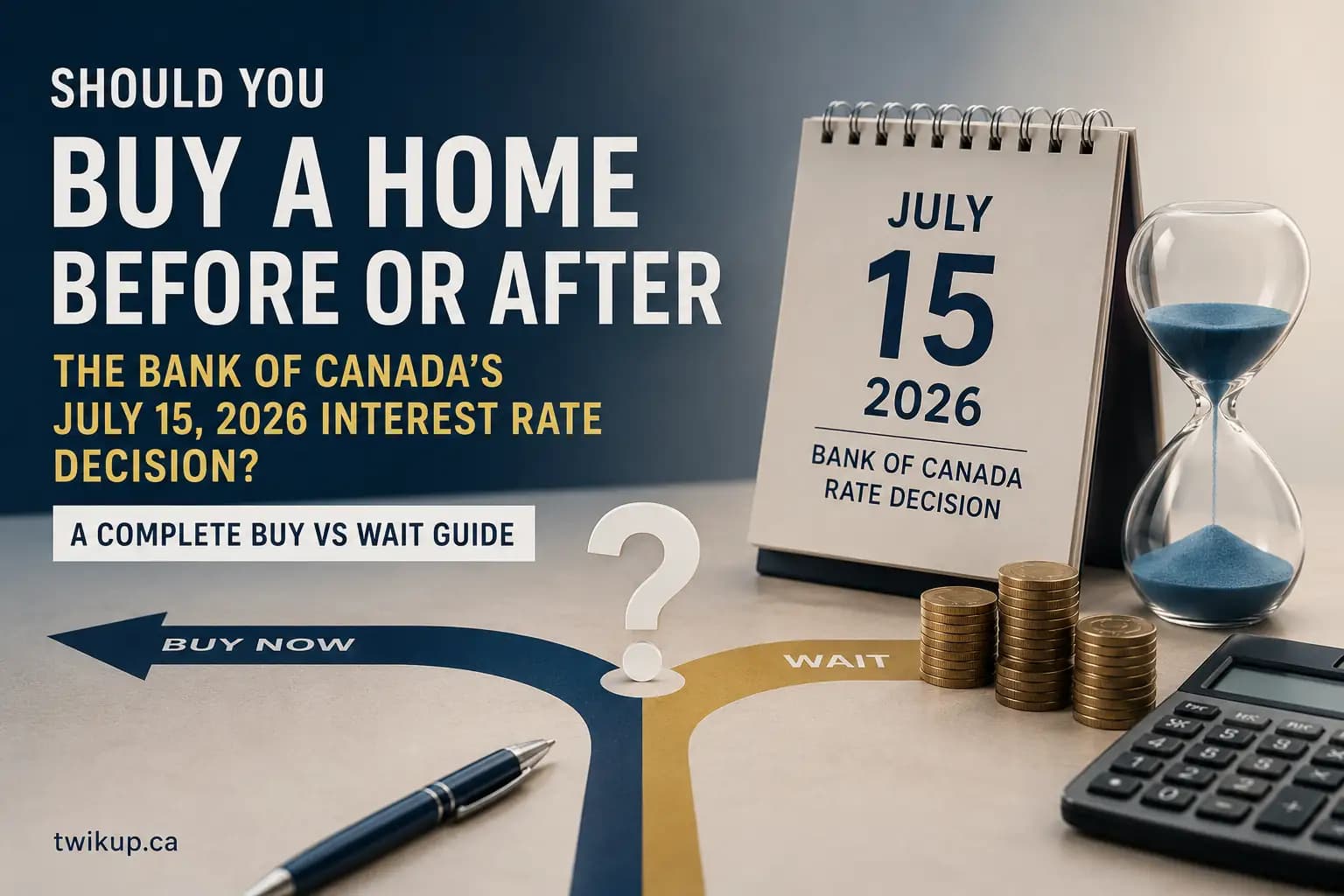 Should You Buy a Home Before or After the Bank of Canada's July 15, 2026 Interest Rate Decision? A Complete Buy vs Wait Guide