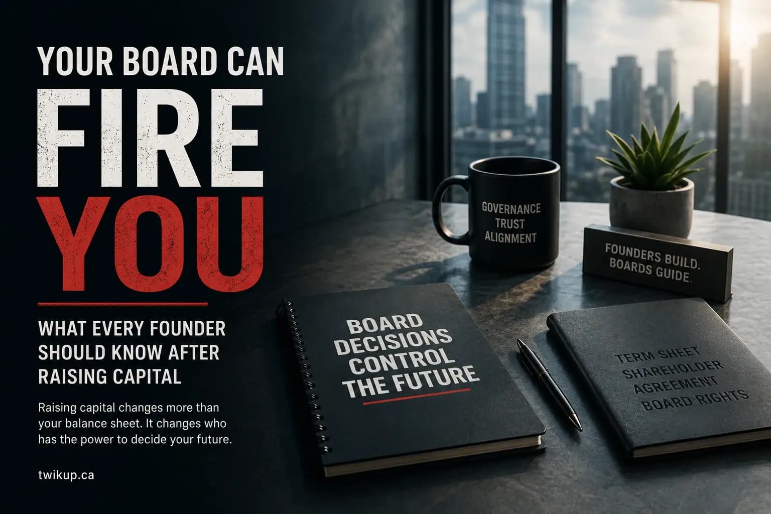 Your Board Can Fire You: What Every Founder Should Know After Raising Capital
