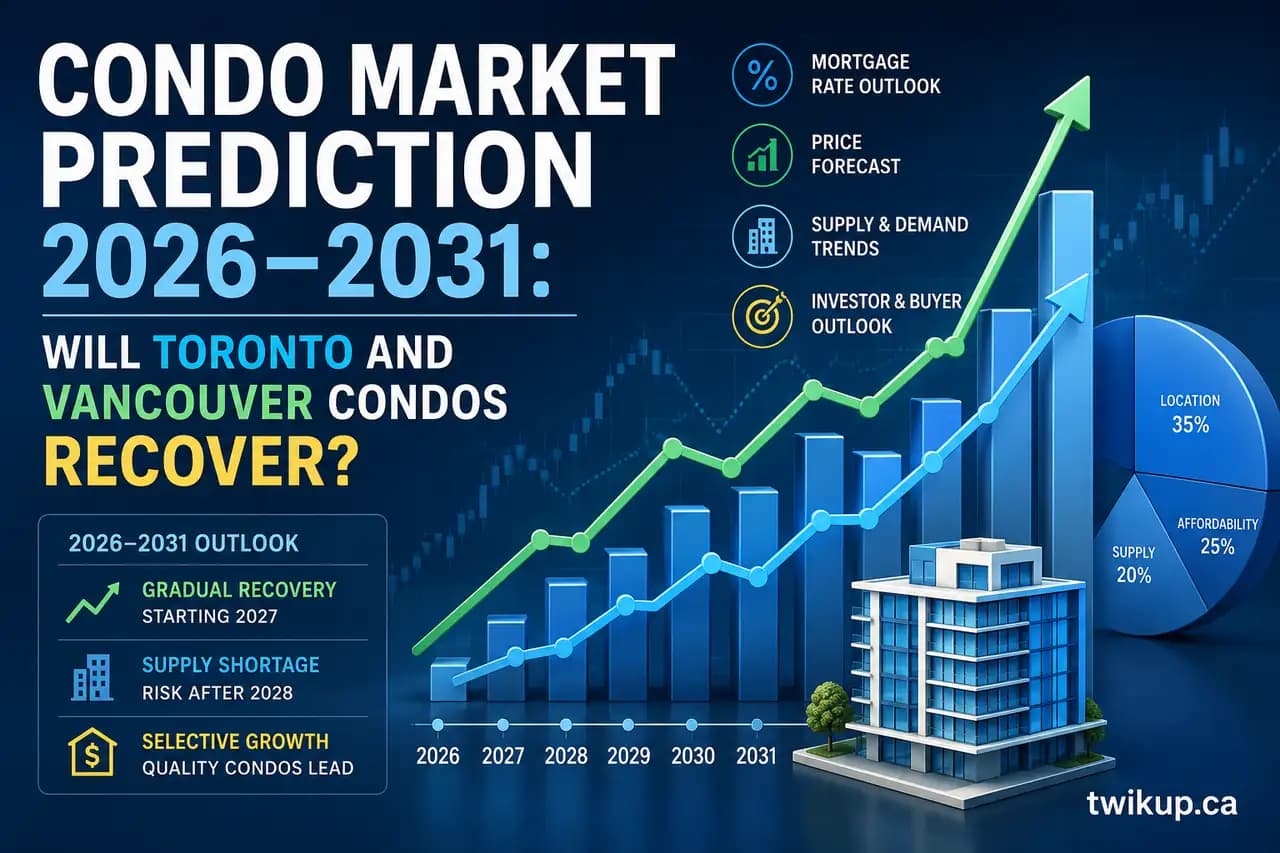 Toronto & Vancouver Condo Market Prediction 2026–2031: Will Condo Prices Recover?