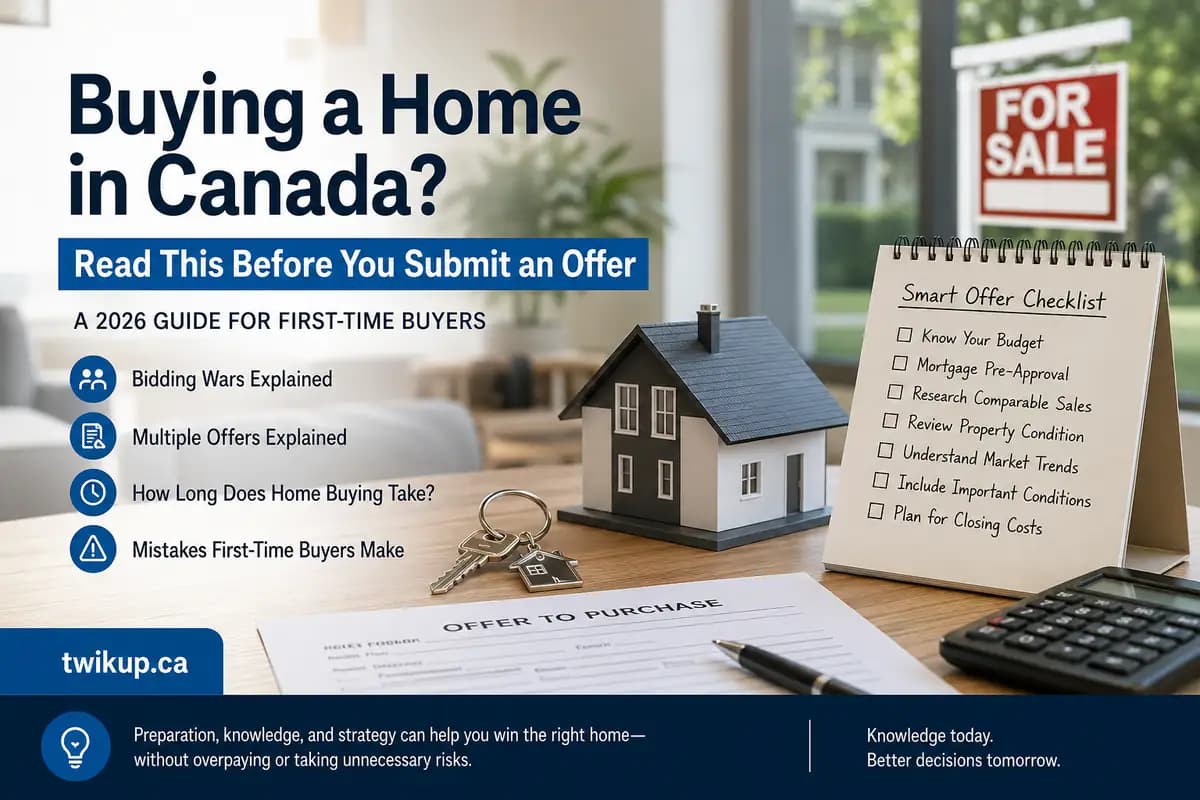 The Final Steps to Buying a Home in Canada: Bidding Wars, Multiple Offers, Timelines, and First-Time Buyer Mistakes (2026 Guide)