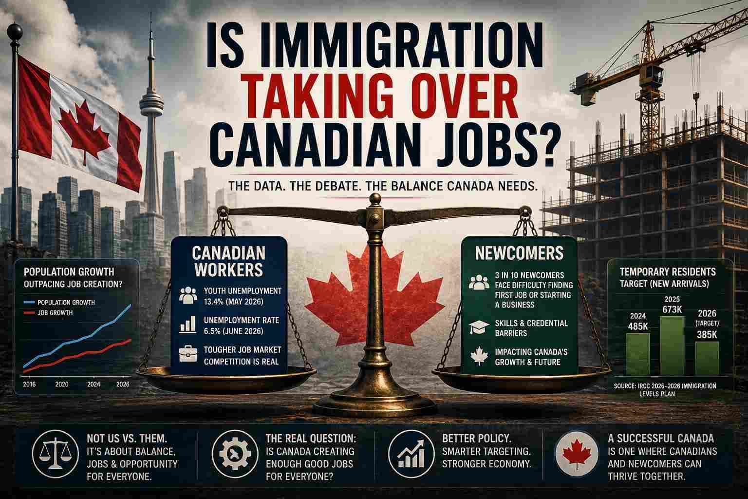 Is Immigration Taking Canadian Jobs? What the Data Actually Says About Canada’s Job Market