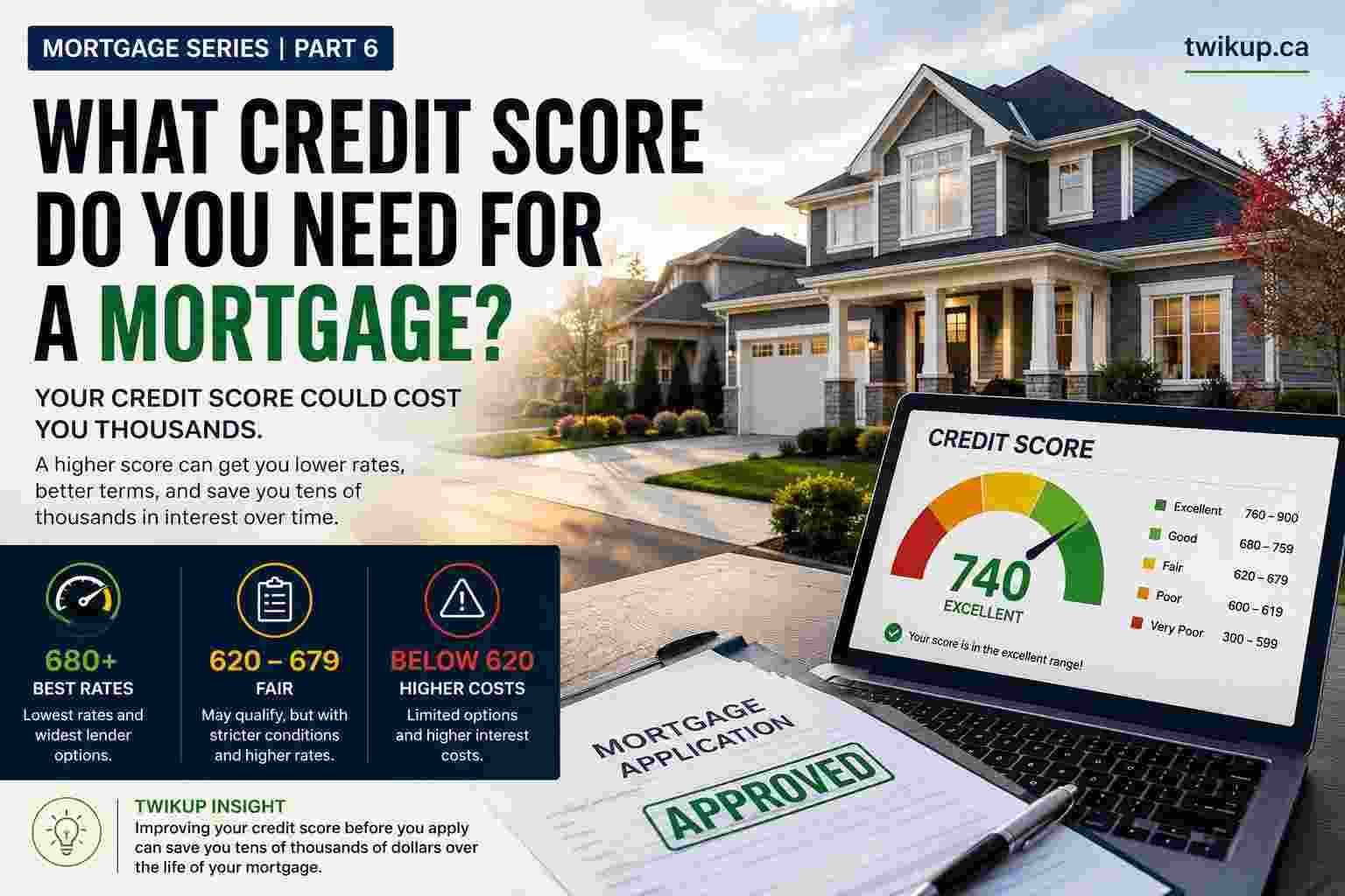What Credit Score Do You Need for a Mortgage in Canada? (2026 Guide)