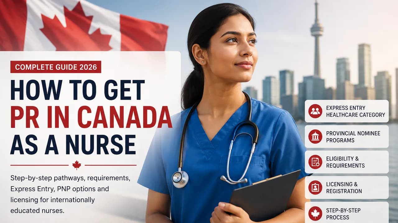 How to Get PR in Canada as a Nurse in 2026: Requirements, Express Entry and PNP Pathways