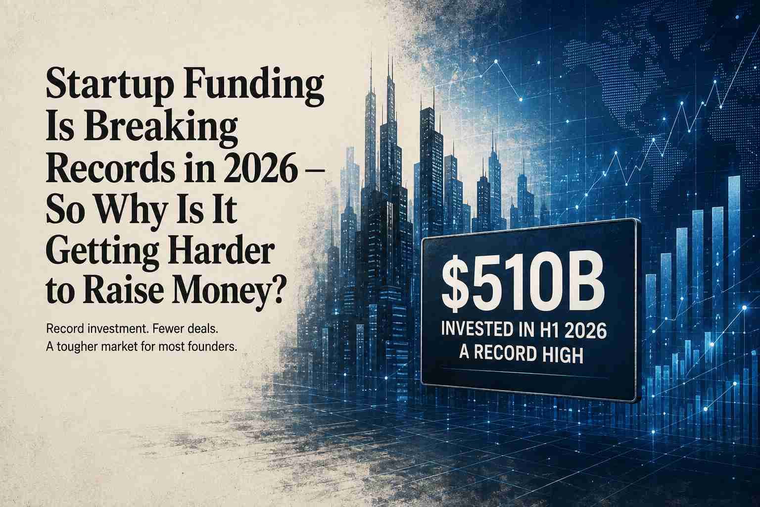 Startup Funding Is Breaking Records in 2026 — So Why Is It Getting Harder to Raise Money?