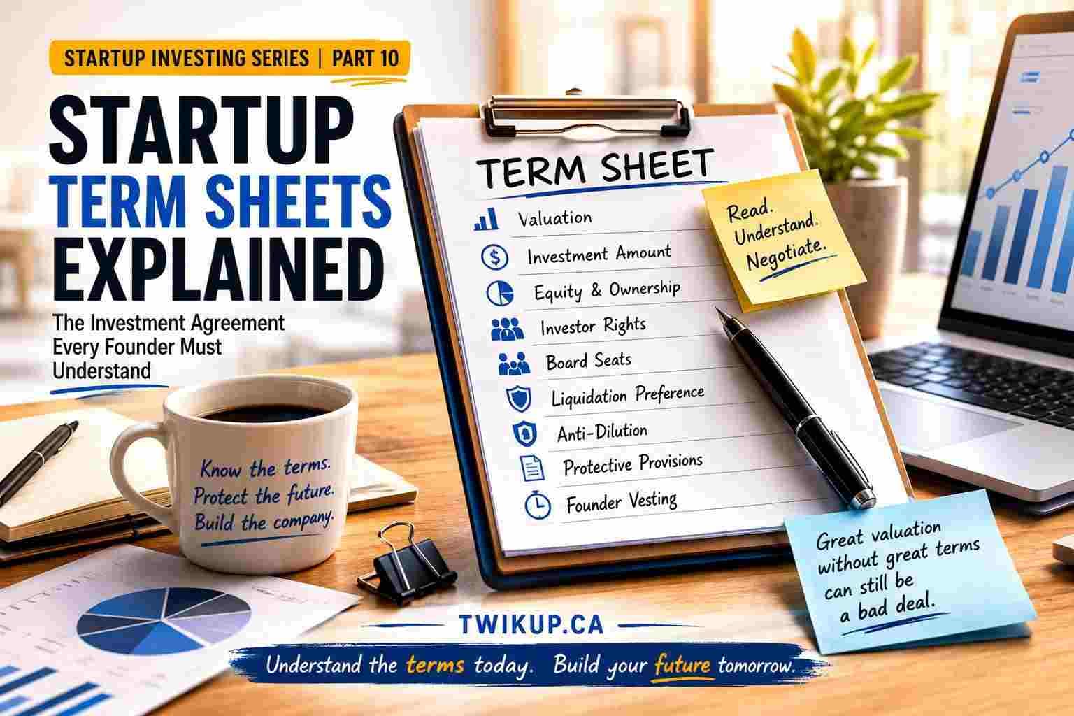 Startup Term Sheets Explained: The Investment Agreement Every Founder Must Understand