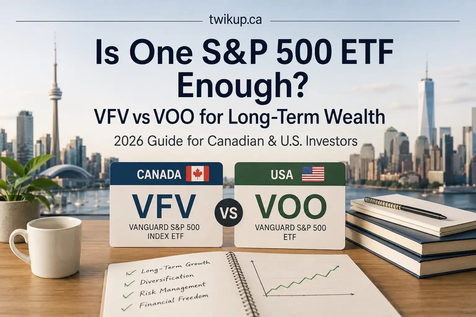 Is One S&P 500 ETF Enough? VFV vs VOO for Long-Term Wealth (2026 Guide for Canadian & U.S. Investors)