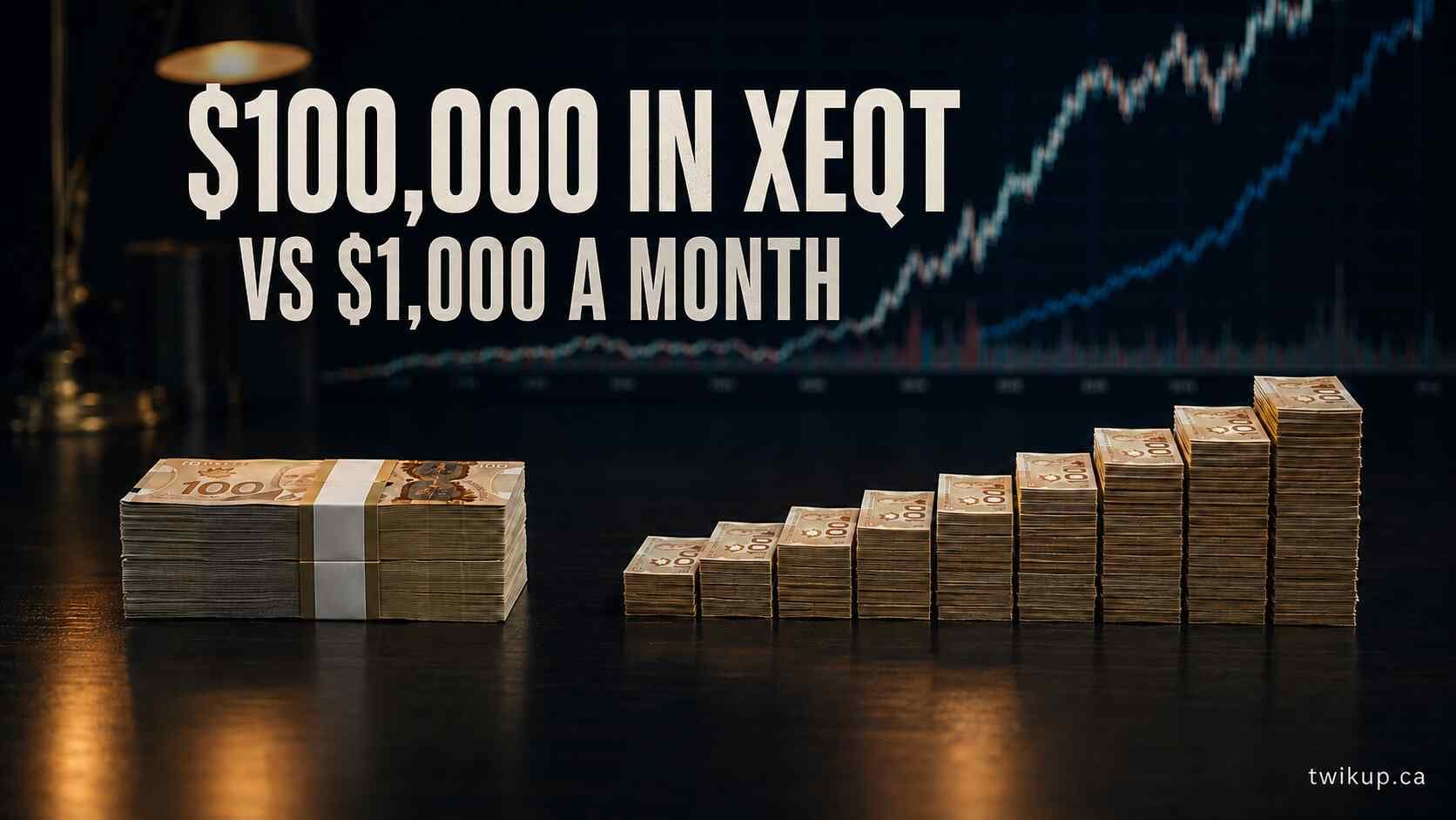 $100,000 Invested Today vs $1,000 a Month for 30 Years: Which Ends With More?